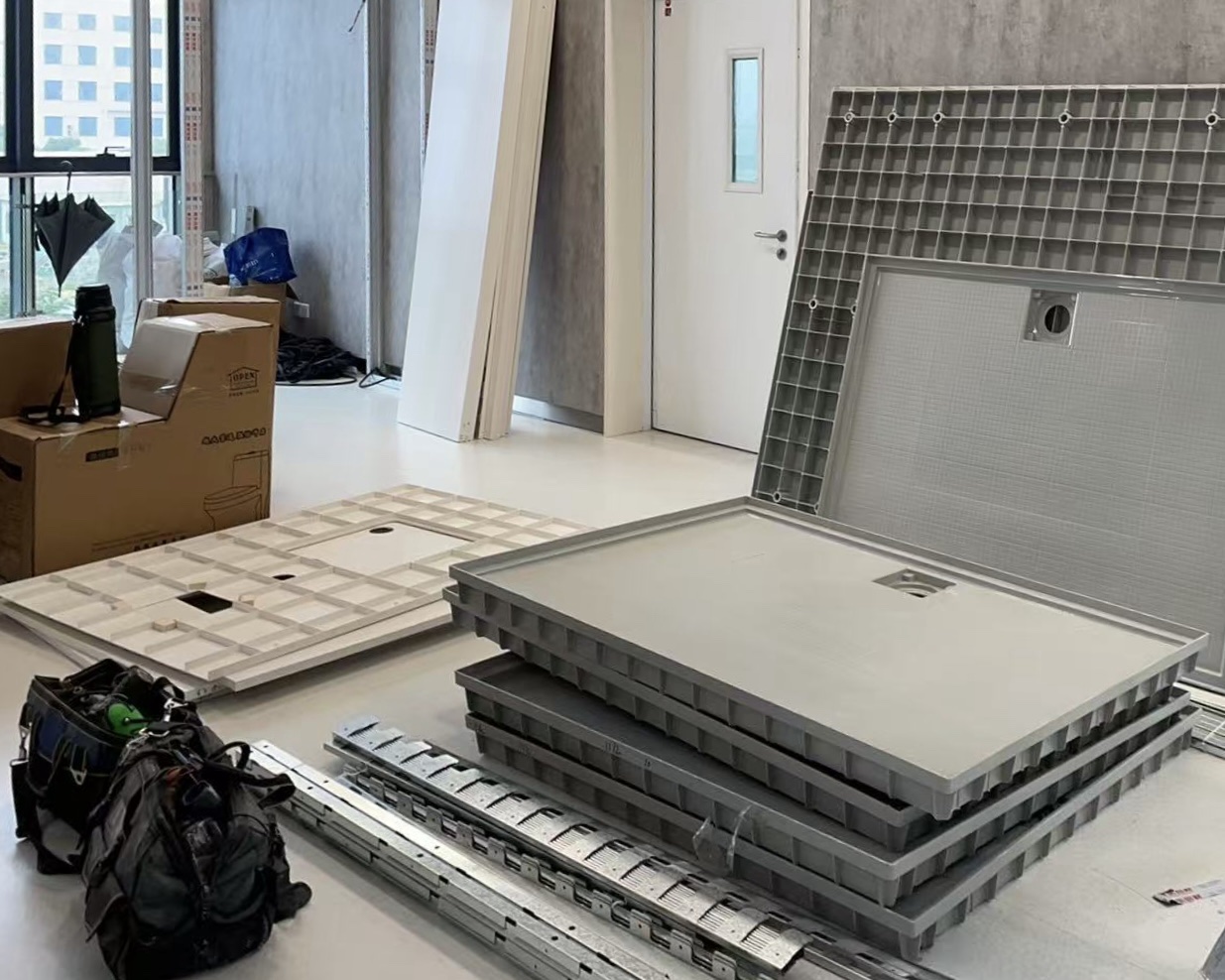 LIN Modular Toilet Floor & Wall System SMC Technology [SQFT] - The ...