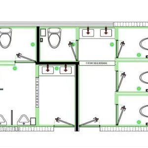 LIN Modular Toilet Floor & Wall System SMC Technology [SQFT] - Image 6
